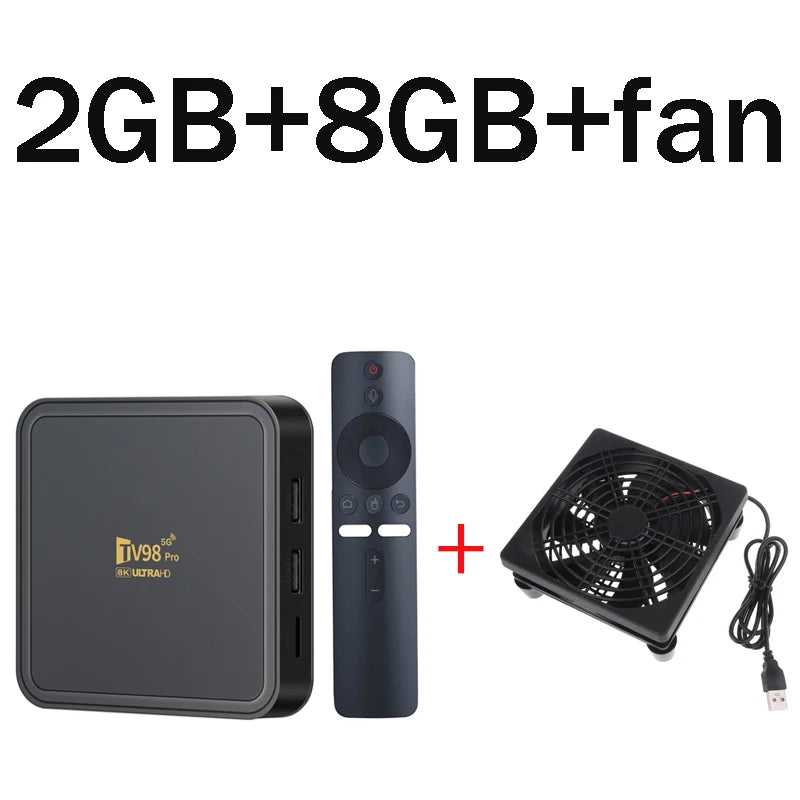 Smart Android H313 - Android 14 - Media Player - with 8K / Bluetooth 5 / Voice Remote