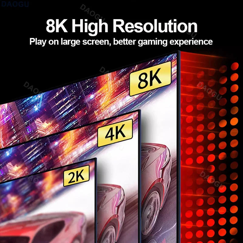 HDMI 2.1 High-Speed Cable - 8K / 4K / 48Gbps - 1m-5m