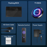 Smart Android - Android 14 - Media Player - with WiFi 6 - 128GB RAM / 64GB Storage