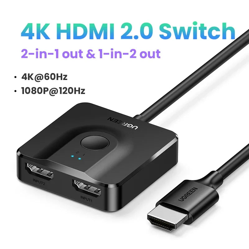 4K Bi-Directional HDMI Switch / Splitter