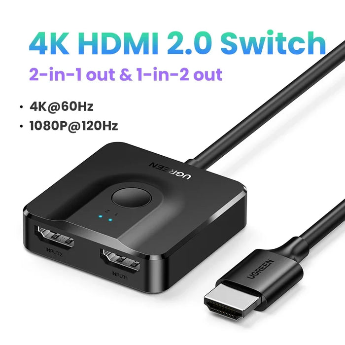 4K Bi-Directional HDMI Switch / Splitter