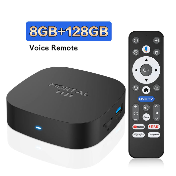 T1 - Android 16 - Media Player - with 8K / Dual-Band WiFi - 8GB RAM / 128GB Storage