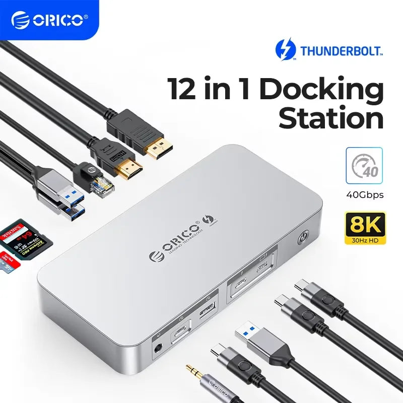 Thunderbolt Docking Station with HDMI, USB and Ethernet