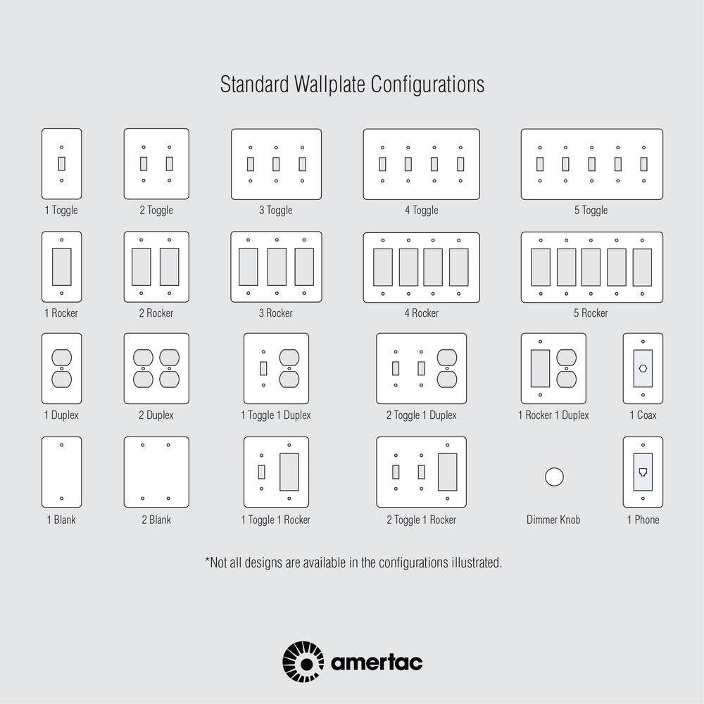 Diamond Plate 2 Gang 1-Toggle and 1-Duplex Aluminum Wall Plate - Aluminum