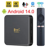 Smart Android H313 - Android 14 - Media Player - with 8K / Bluetooth 5 / Voice Remote