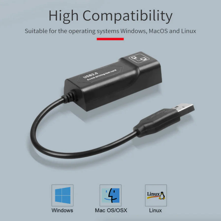 USB 3.0 Gigabit Ethernet RJ45 Adapter