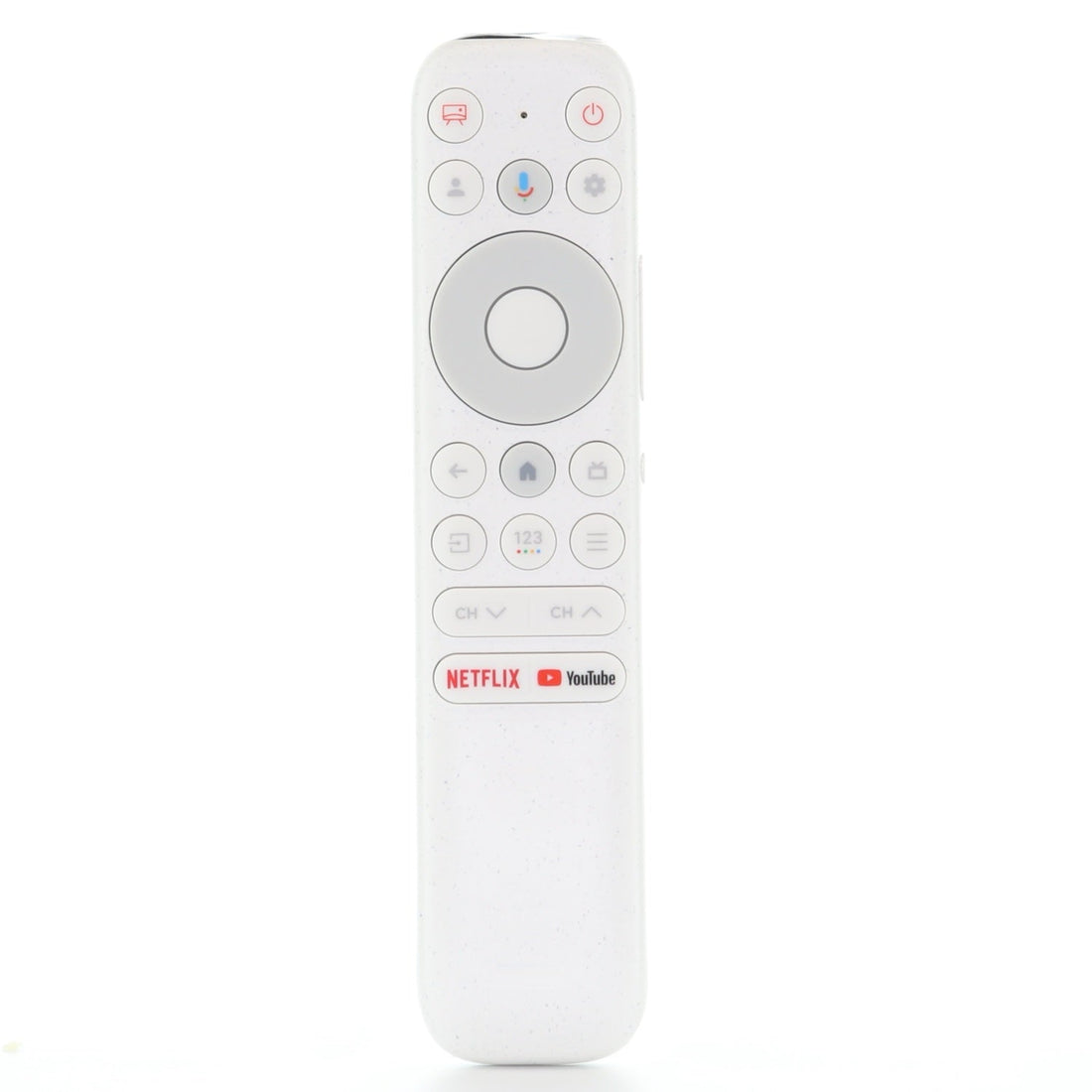 TCL RC902N / FER1 NXTVISION GOOGLE TV Remote Control with Voice - White - Netflix - YouTube - G0401 - 000232
