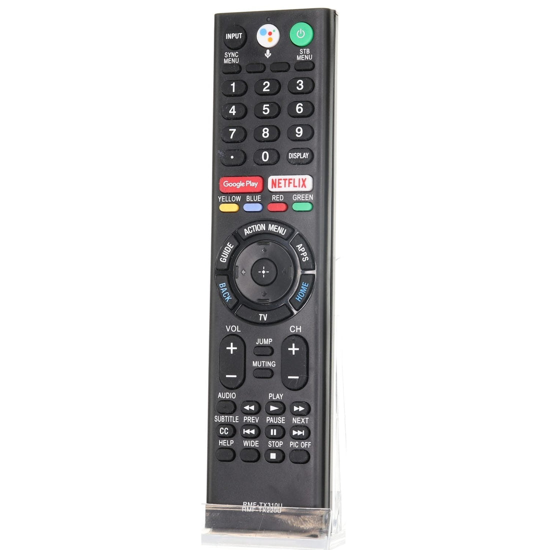 Sony RMF - TX201U Smart Google TV Remote Control - RF - Voice - 1 - 493 - 221 - 11