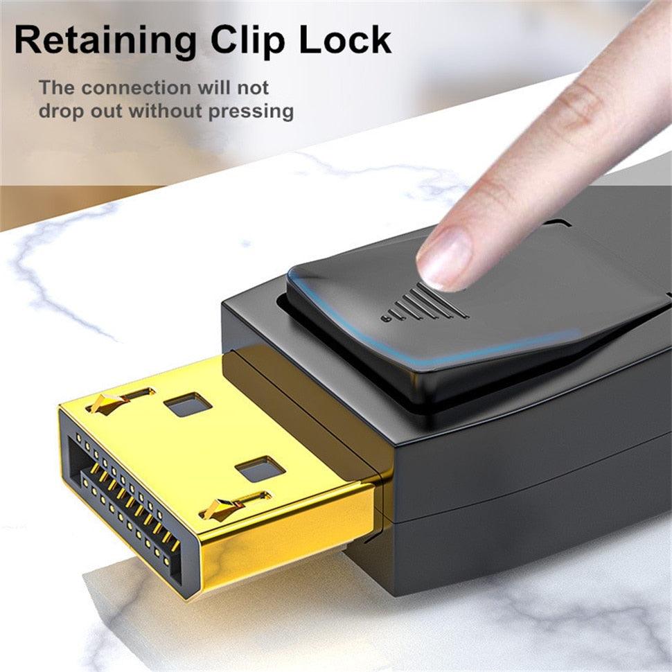 High Bandwidth 8K Display port cable to display port 4K@60Hz For PC Laptop Monitor Projector