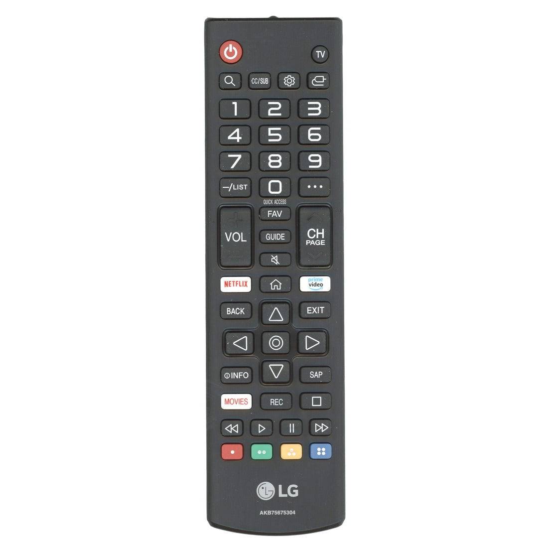LG AKB75675304 Smart TV Remote Control - Netflix - Prime Video - Movies - AKB75675304