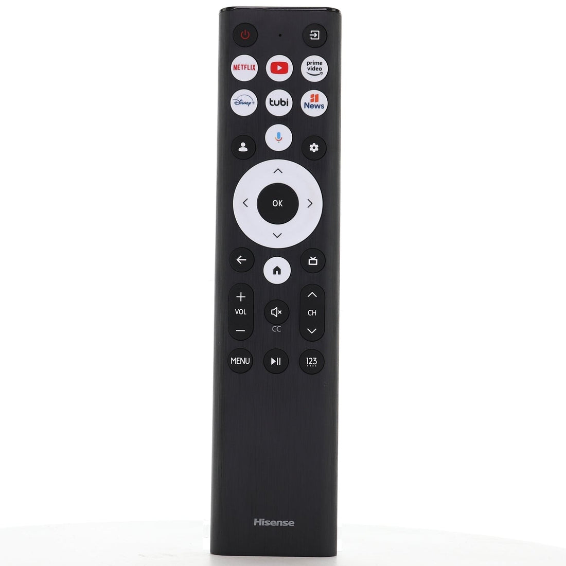 Hisense ERF6B80HL Google Voice TV Remote Control - RF585A - T1 - 03 - A7 Series - U8 Series - ERF6B80HL