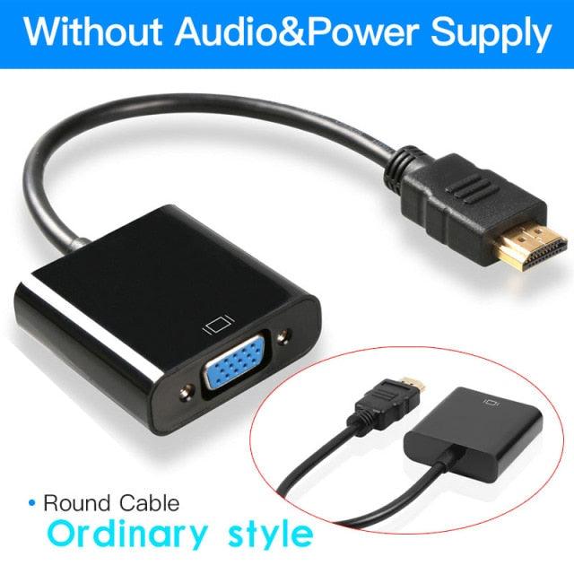 HDMI to VGA Adapter Cable - 1080p