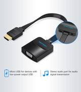 HDMI to VGA Adapter Cable - 1080p