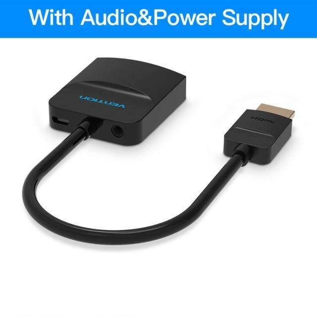 HDMI to VGA Adapter Cable - 1080p
