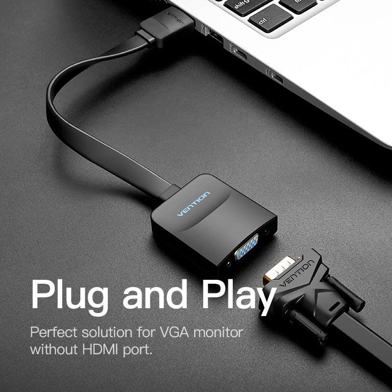 HDMI to VGA Adapter Cable - 1080p