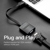 HDMI to VGA Adapter Cable - 1080p