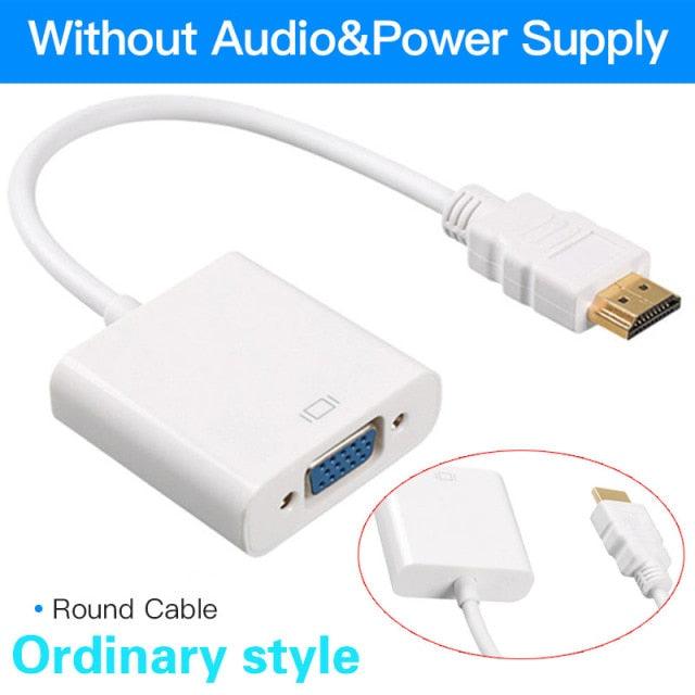 HDMI to VGA Adapter Cable - 1080p
