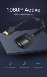 HDMI to VGA Adapter Cable - 1080p