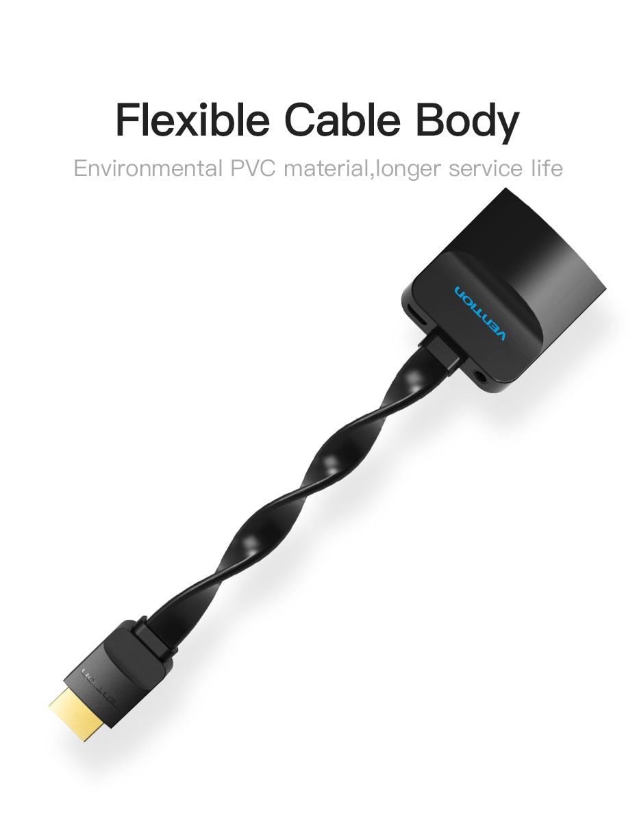 HDMI to VGA Adapter Cable - 1080p