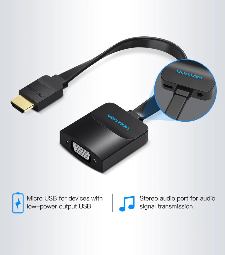 HDMI to VGA Adapter Cable - 1080p