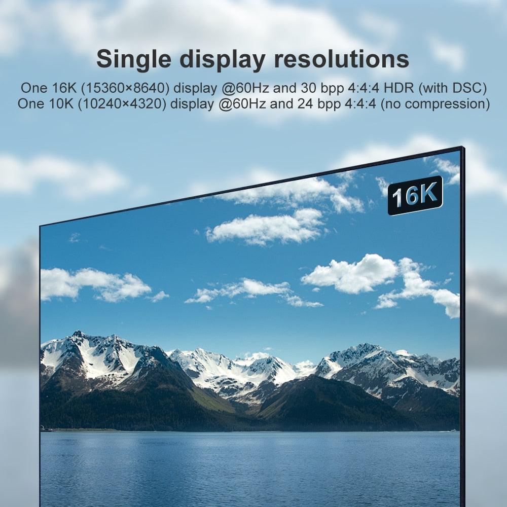 DisplayPort to HDMI 4K Adapter Cable