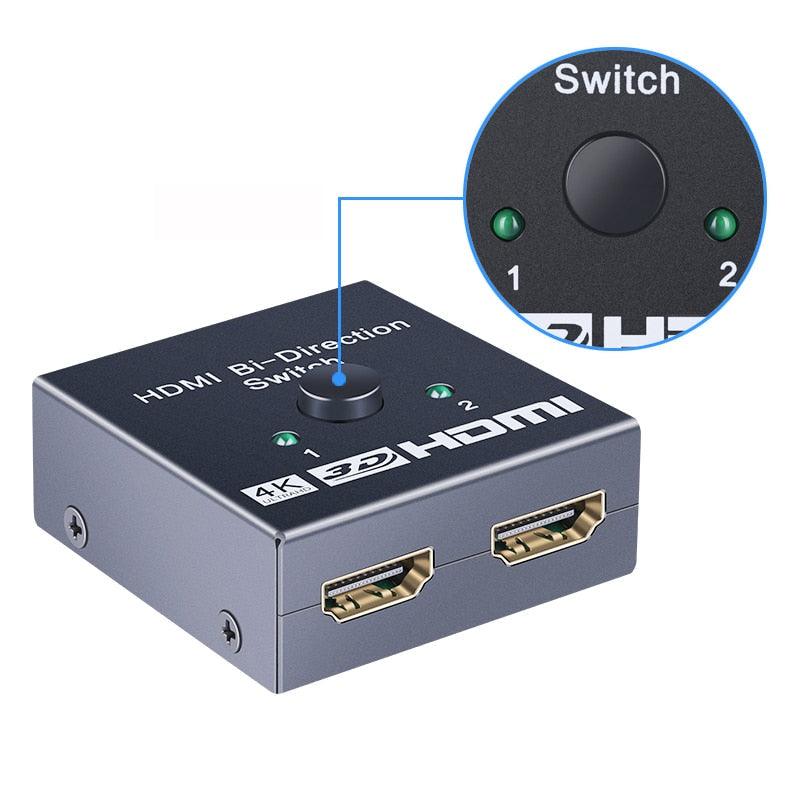 4K Bi-Directional HDMI Switch / Splitter