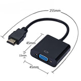 HDMI to VGA Adapter Cable - 1080p