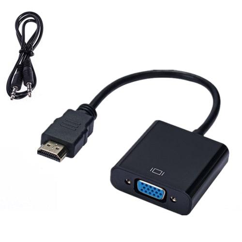 HDMI to VGA Adapter Cable - 1080p