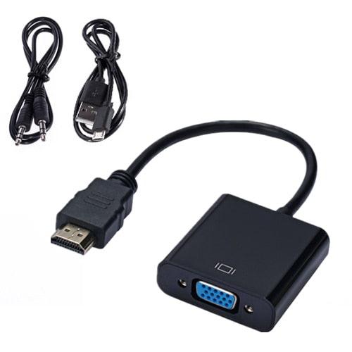 HDMI to VGA Adapter Cable - 1080p