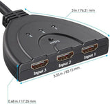 4K 3-Port HDMI Switch / Splitter