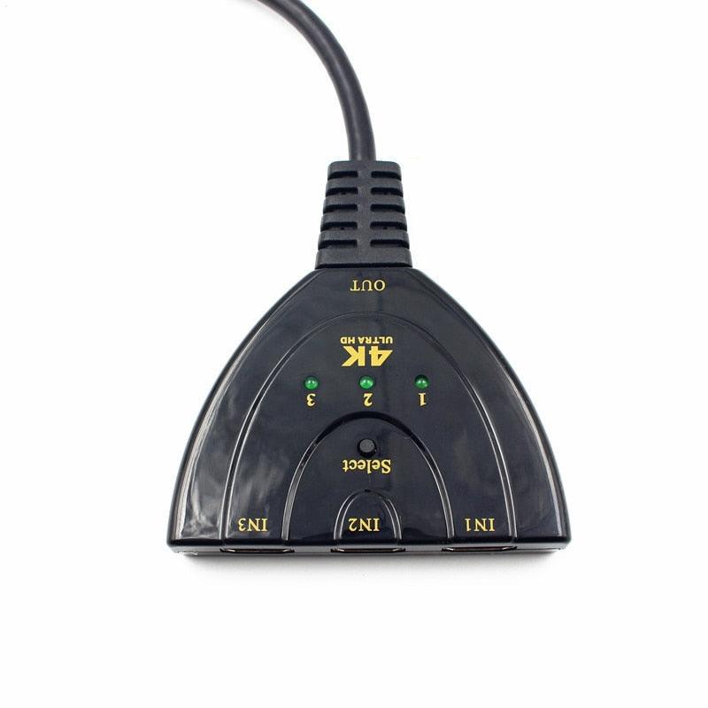 4K 3-Port HDMI Switch / Splitter
