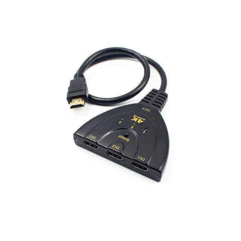 4K 3-Port HDMI Switch / Splitter