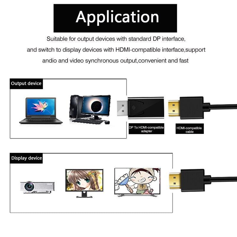 DisplayPort to HDMI 4K Adapter Cable