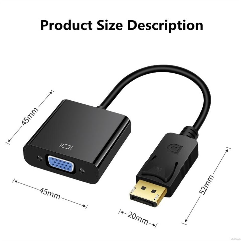 HDMI to VGA Adapter Cable - 1080p