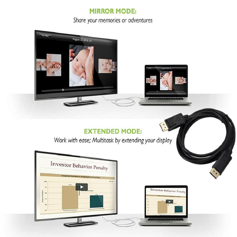 DisplayPort to HDMI 4K Adapter Cable