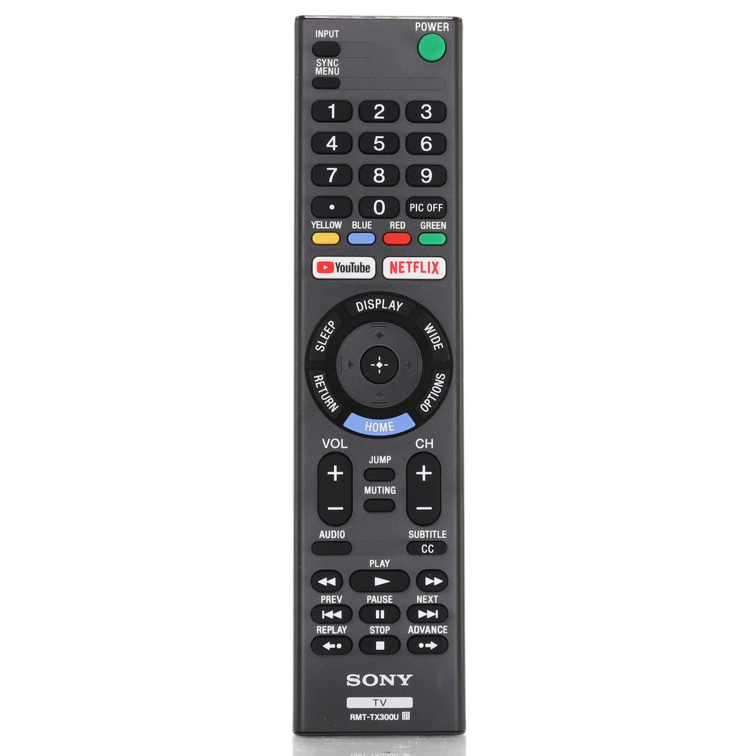 Sony RMT - TX300U SMART TV Remote Control - Netflix - Youtube - 1 - 493 - 312 - 12