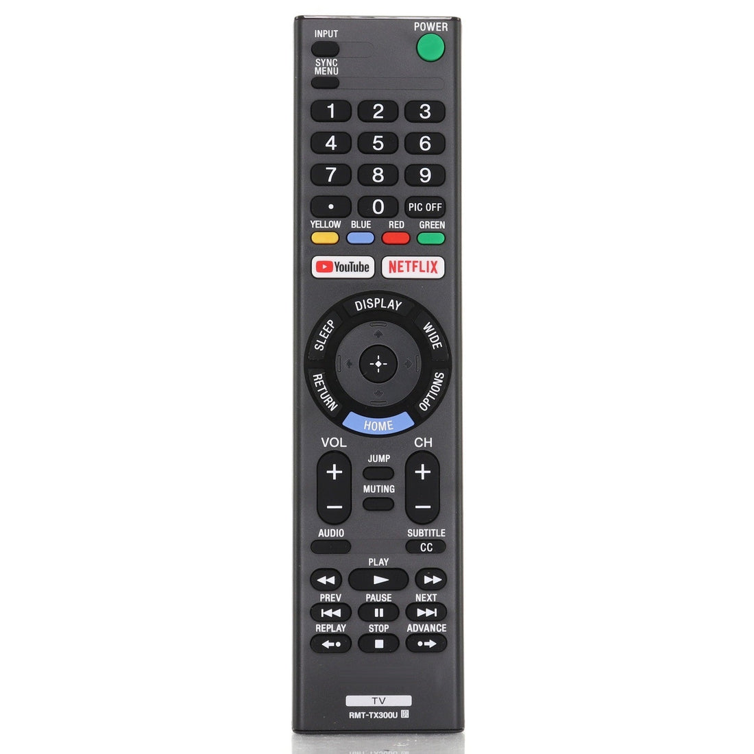 Sony RMT - TX300U SMART TV Remote Control - Netflix - Youtube - 1 - 493 - 312 - 12