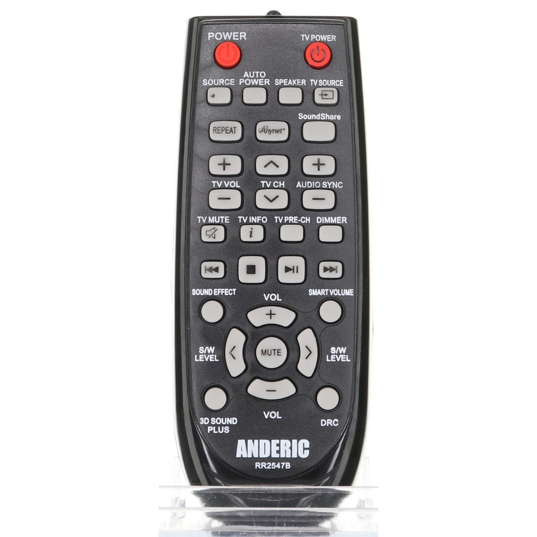 Anderic RR2547B Replacement Sound Bar Remote Control for Samsung AH59 - 02547B, AH59 - 02380A, AH59