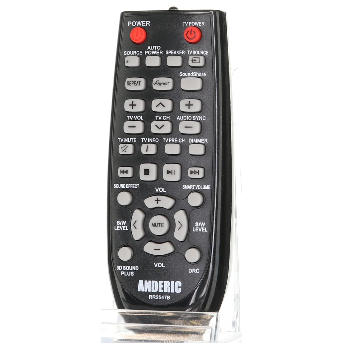 Anderic RR2547B Replacement Sound Bar Remote Control for Samsung AH59 - 02547B, AH59 - 02380A, AH59