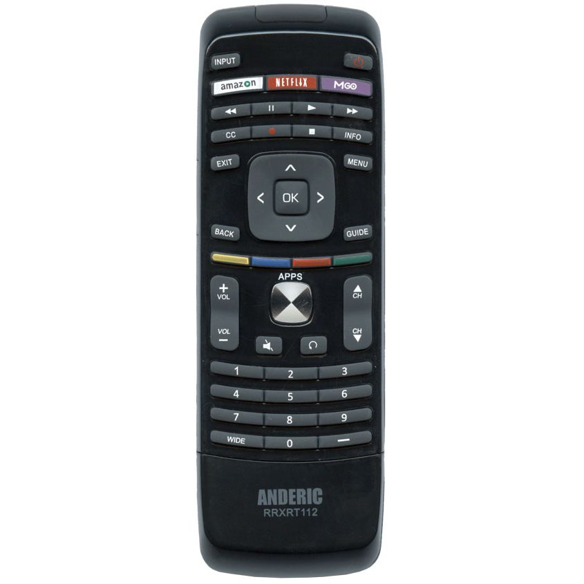 Anderic RRXRT112 Replacement Remote Control for Vizio TV - XRT112