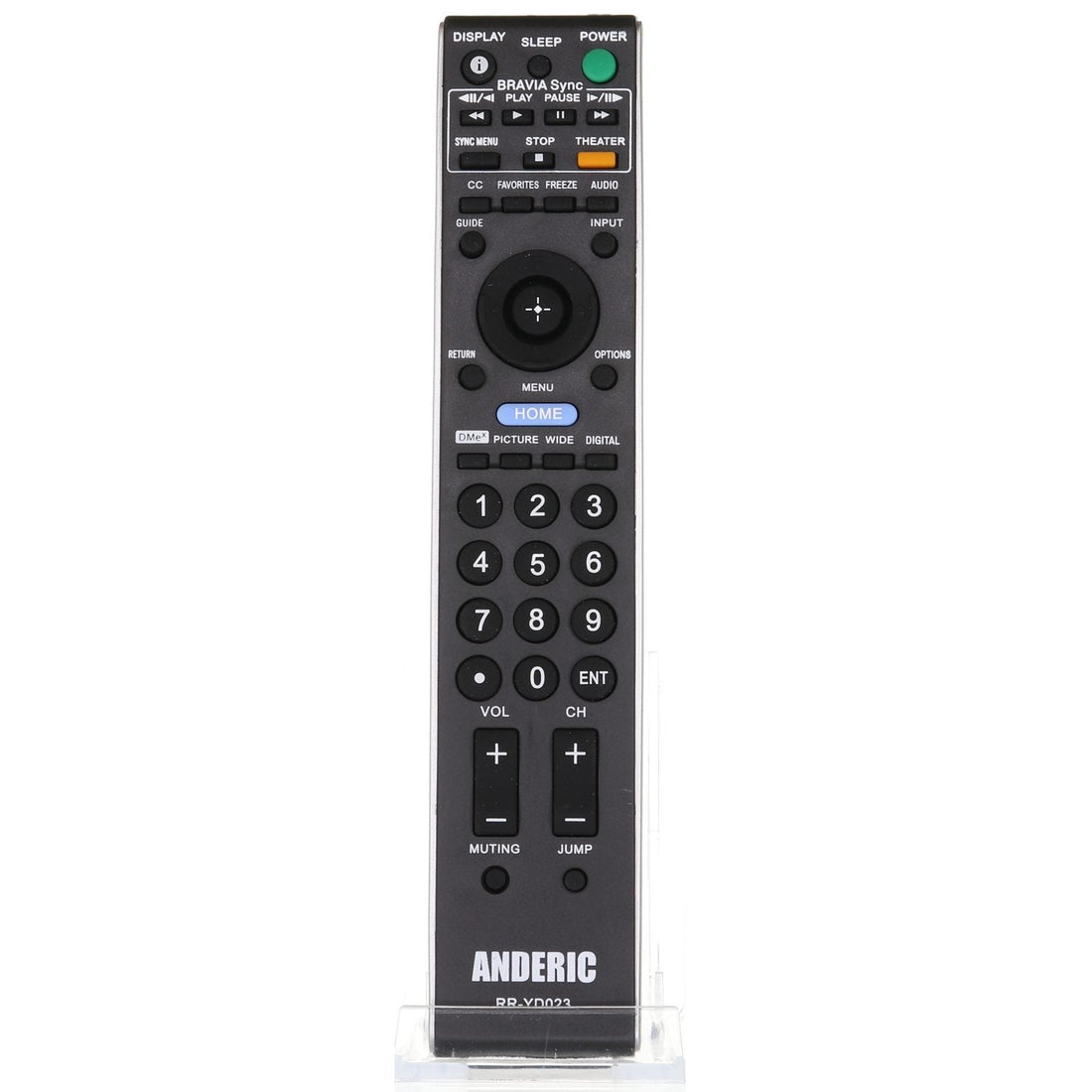 Anderic Replacement Remote Control for Sony Smart Bravia TV's - for RM - YD023 and others - RRYD023