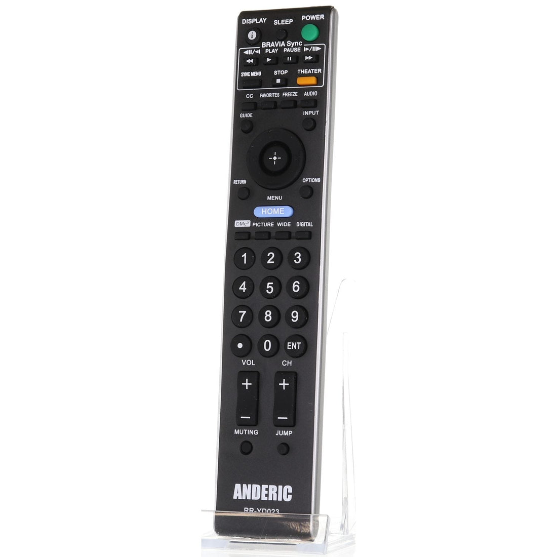 Anderic Replacement Remote Control for Sony Smart Bravia TV's - for RM - YD023 and others - RRYD023