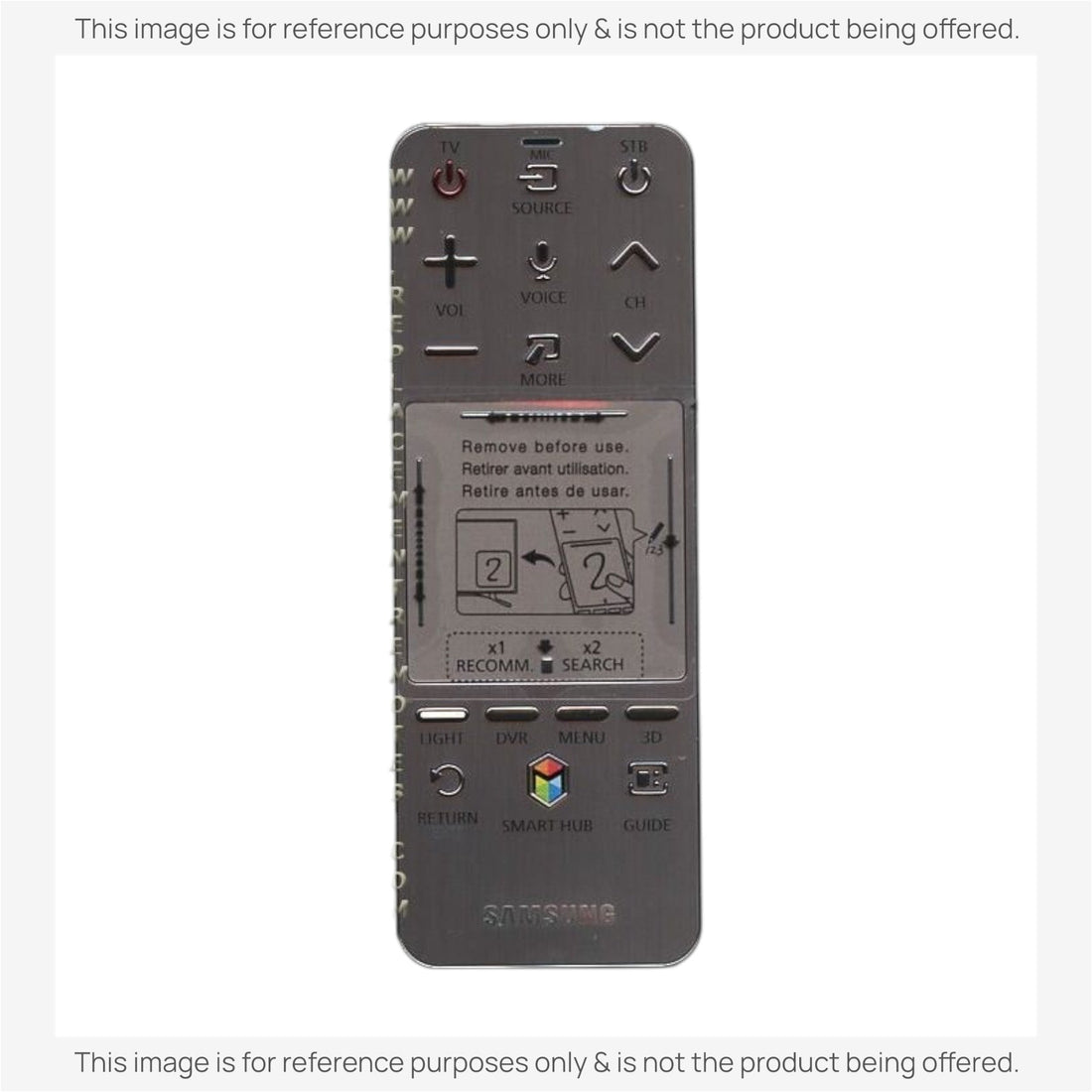 Replacement Samsung AA59 - 00840A SMART TV Remote Control - AA5900840A [SR7557, No Voice / Touch Pad]