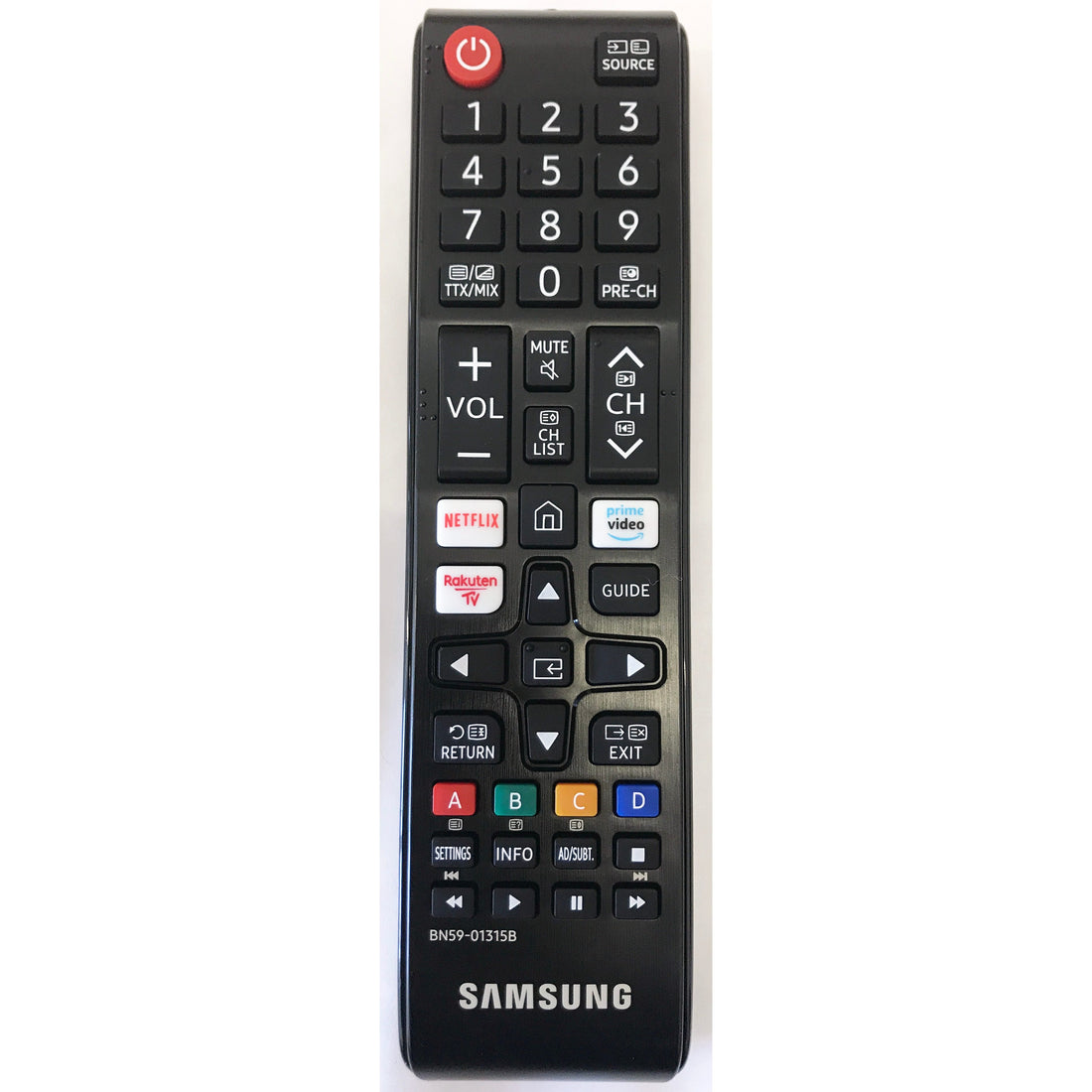 Samsung BN59 - 01315B European 2019 IR TV Remote Control - Netflix - Prime Video - Rakuten - BN5901315B
