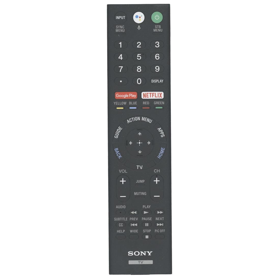 Sony RMF - TX220U Smart Google TV Remote Control - RF - Voice - 1 - 493 - 464 - 11