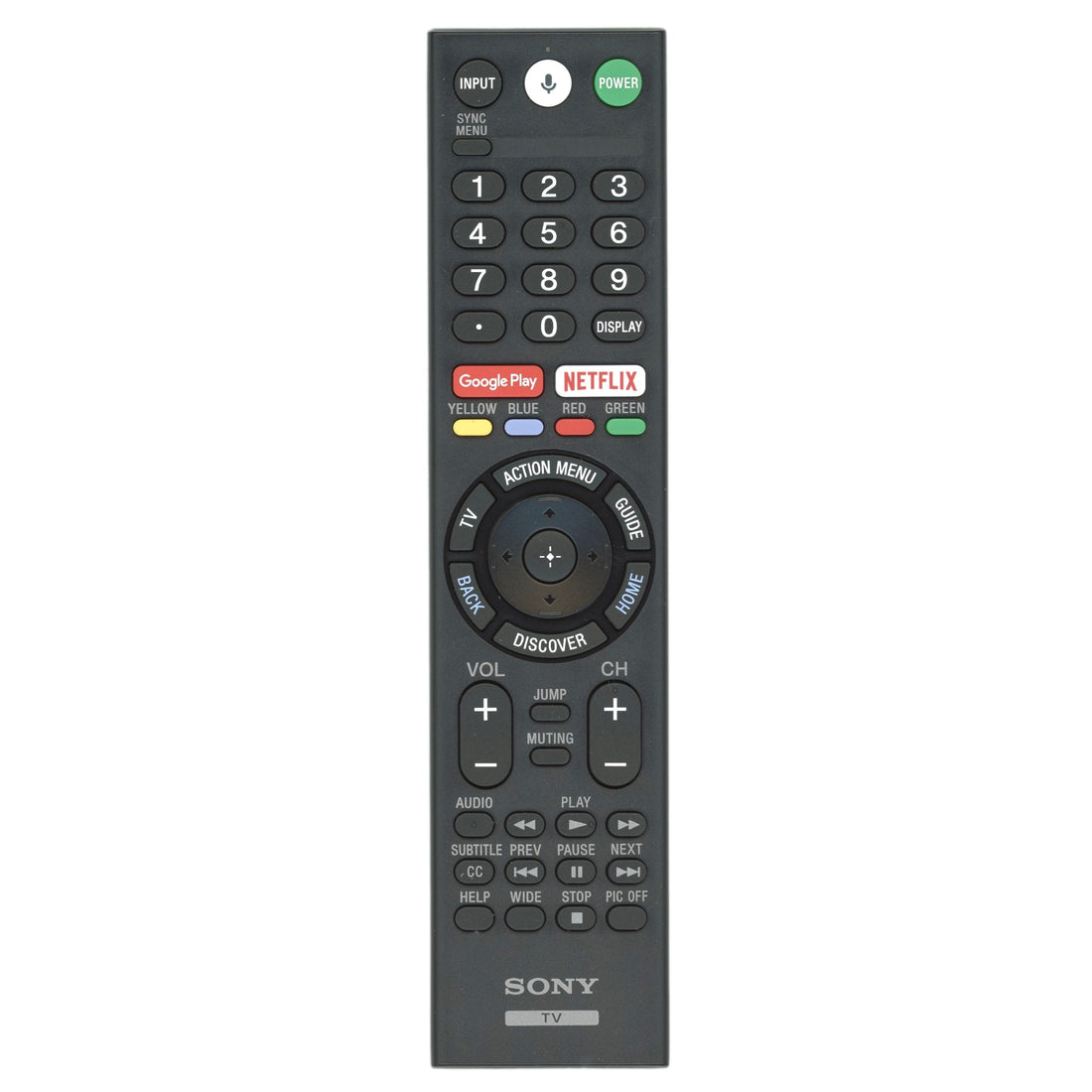 Sony RMF - TX300U Bravia TV Remote Control - Smart - RF and IR - Google Voice - 1 - 493 - 318 - 12
