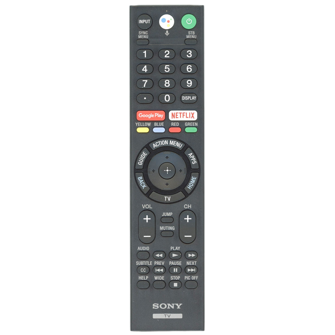 Sony RMF - TX310U Bravia TV Remote Control - Smart - RF and IR - Google Voice - 1 - 493 - 452 - 11