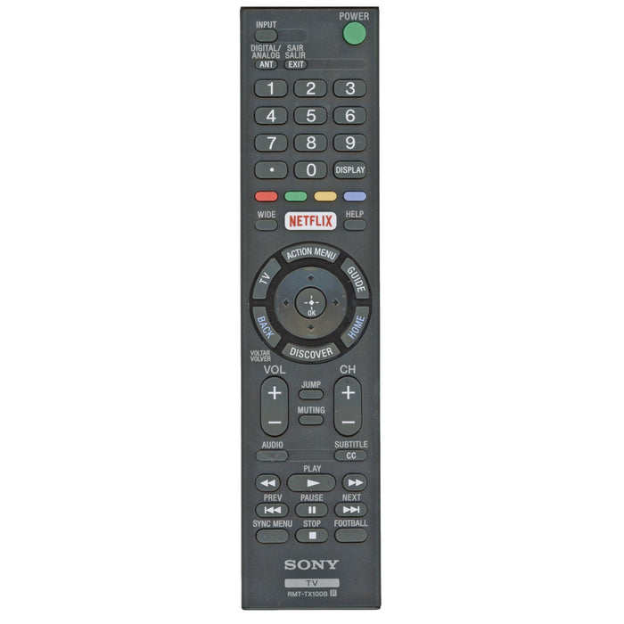 Sony RMT - TX100B TV Remote Control - IR - 1 - 492 - 975 - 21