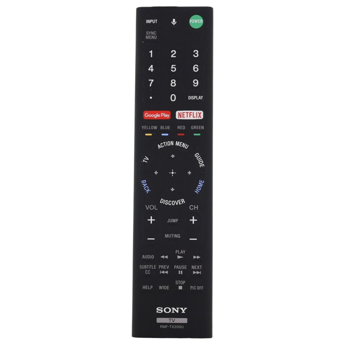 Sony RMF - TX200U Smart Google TV Remote Control - RF - Voice - 1 - 493 - 127 - 11 / 1 - 493 - 127 - 21
