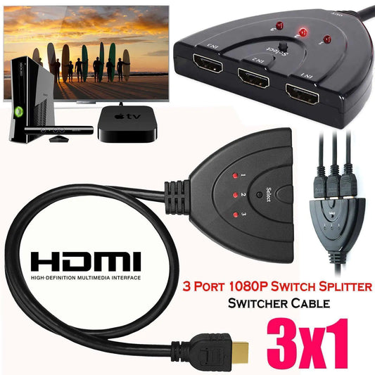 4K 3-Port HDMI Switch / Splitter - DAB Media Solutions